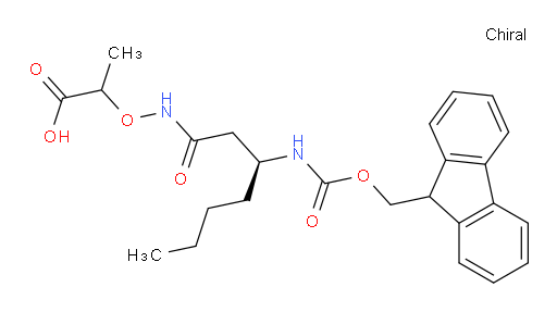 2-{[(3S)-3-({[(9H-fluoren-9-yl)methoxy]carbonyl}amino)heptanamido]oxy}propanoic acid