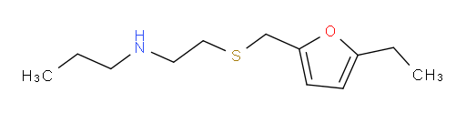 (2-{[(5-ethylfuran-2-yl)methyl]sulfanyl}ethyl)(propyl)amine