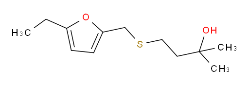 4-{[(5-ethylfuran-2-yl)methyl]sulfanyl}-2-methylbutan-2-ol