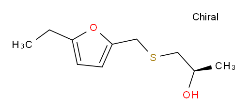 (2R)-1-{[(5-ethylfuran-2-yl)methyl]sulfanyl}propan-2-ol