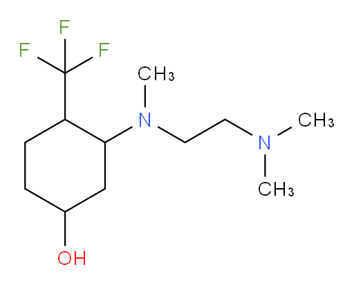 3-{[2-(dimethylamino)ethyl](methyl)amino}-4-(trifluoromethyl)cyclohexan-1-ol