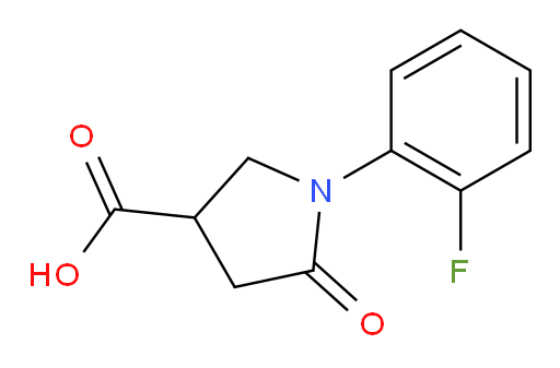 1-(2-fluorophenyl)-5-oxopyrrolidine-3-carboxylic acid
