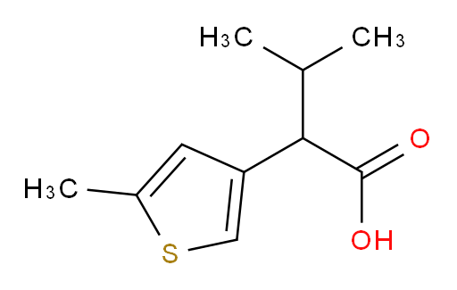 3-methyl-2-(5-methylthiophen-3-yl)butanoic acid