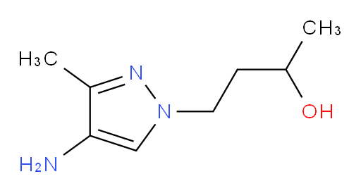 4-(4-amino-3-methyl-1H-pyrazol-1-yl)butan-2-ol