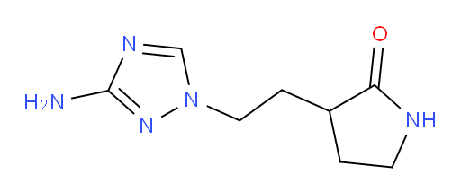 3-[2-(3-amino-1H-1,2,4-triazol-1-yl)ethyl]pyrrolidin-2-one