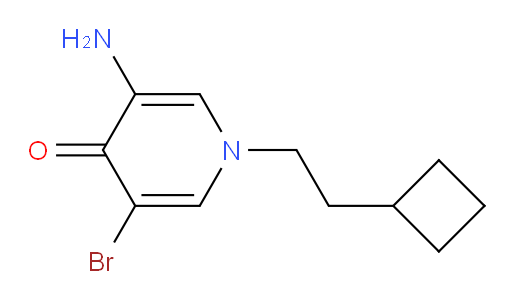3-amino-5-bromo-1-(2-cyclobutylethyl)-1,4-dihydropyridin-4-one