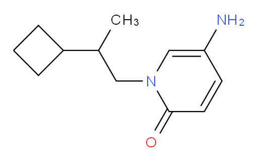 5-amino-1-(2-cyclobutylpropyl)-1,2-dihydropyridin-2-one