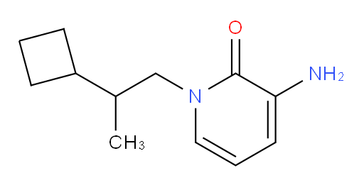 3-amino-1-(2-cyclobutylpropyl)-1,2-dihydropyridin-2-one