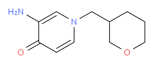3-amino-1-[(oxan-3-yl)methyl]-1,4-dihydropyridin-4-one