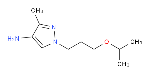 3-methyl-1-[3-(propan-2-yloxy)propyl]-1H-pyrazol-4-amine