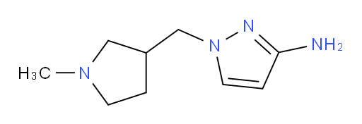 1-[(1-methylpyrrolidin-3-yl)methyl]-1H-pyrazol-3-amine