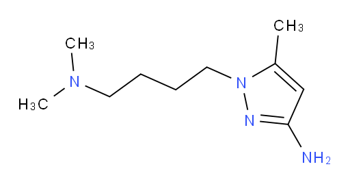 1-[4-(dimethylamino)butyl]-5-methyl-1H-pyrazol-3-amine