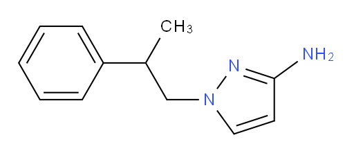1-(2-phenylpropyl)-1H-pyrazol-3-amine