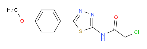 2-chloro-N-[5-(4-methoxyphenyl)-1,3,4-thiadiazol-2-yl]acetamide