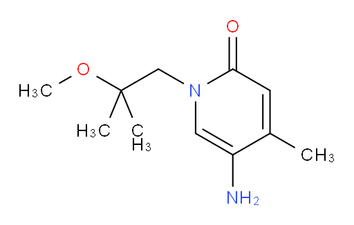 5-amino-1-(2-methoxy-2-methylpropyl)-4-methyl-1,2-dihydropyridin-2-one