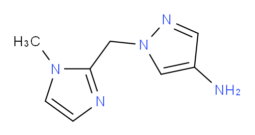 1-[(1-methyl-1H-imidazol-2-yl)methyl]-1H-pyrazol-4-amine