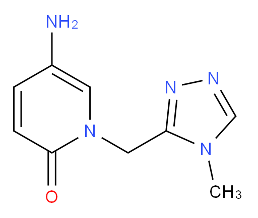 5-amino-1-[(4-methyl-4H-1,2,4-triazol-3-yl)methyl]-1,2-dihydropyridin-2-one