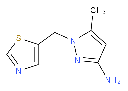 5-methyl-1-[(1,3-thiazol-5-yl)methyl]-1H-pyrazol-3-amine