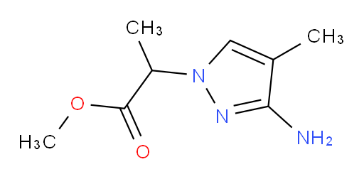 methyl 2-(3-amino-4-methyl-1H-pyrazol-1-yl)propanoate