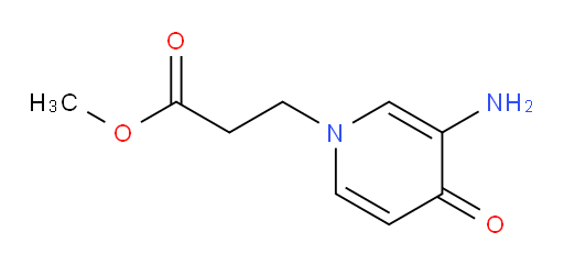 methyl 3-(3-amino-4-oxo-1,4-dihydropyridin-1-yl)propanoate