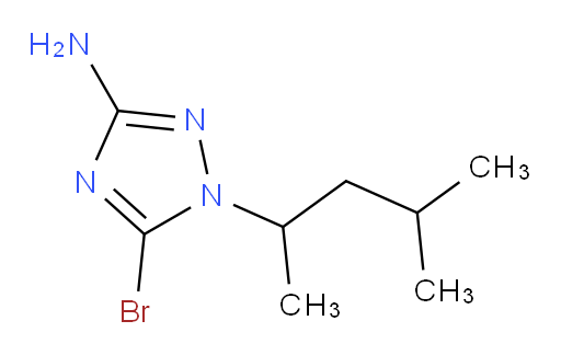 5-bromo-1-(4-methylpentan-2-yl)-1H-1,2,4-triazol-3-amine