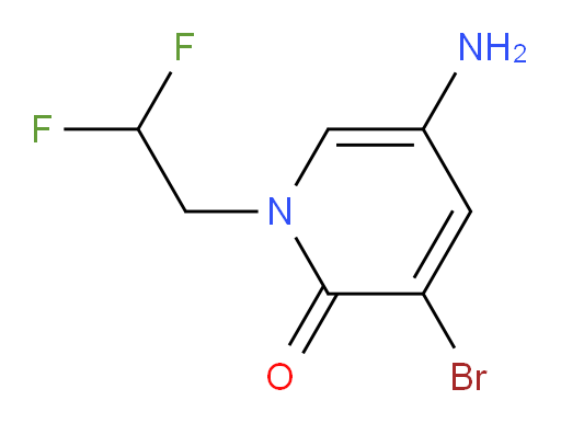 5-amino-3-bromo-1-(2,2-difluoroethyl)-1,2-dihydropyridin-2-one
