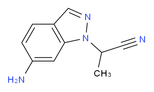 2-(6-amino-1H-indazol-1-yl)propanenitrile