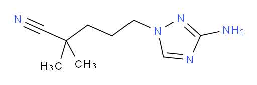 5-(3-amino-1H-1,2,4-triazol-1-yl)-2,2-dimethylpentanenitrile