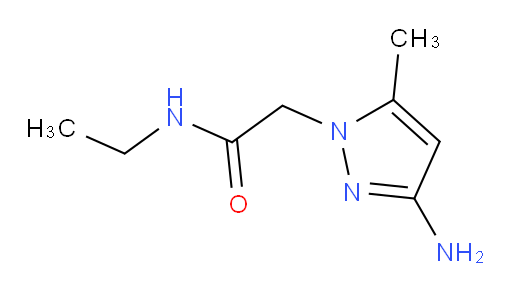2-(3-amino-5-methyl-1H-pyrazol-1-yl)-N-ethylacetamide
