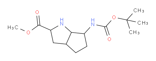 methyl 6-{[(tert-butoxy)carbonyl]amino}-octahydrocyclopenta[b]pyrrole-2-carboxylate