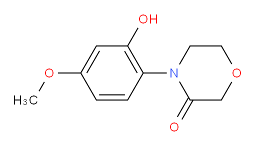 4-(2-hydroxy-4-methoxyphenyl)morpholin-3-one