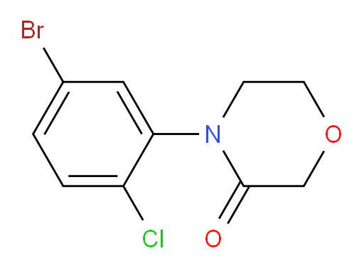4-(5-bromo-2-chlorophenyl)morpholin-3-one