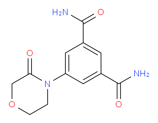 5-(3-oxomorpholin-4-yl)benzene-1,3-dicarboxamide