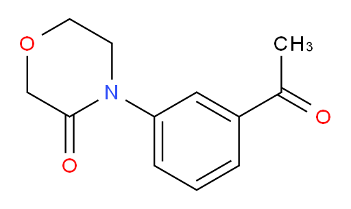 4-(3-acetylphenyl)morpholin-3-one