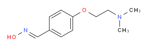 Benzaldehyde,4-[2-(dimethylamino)ethoxy]-,oxime