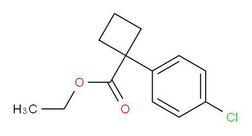 ethyl 1-(4-chlorophenyl)cyclobutanecarboxylate