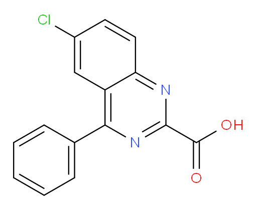 6-chloro-4-phenylquinazoline-2-carboxylic acid