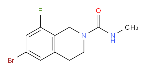 6-bromo-8-fluoro-N-methyl-3,4-dihydroisoquinoline-2(1H)-carboxamide