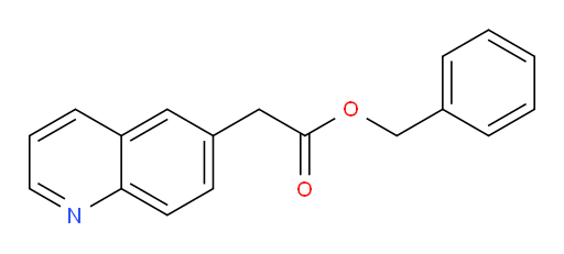 benzyl 2-(quinolin-6-yl)acetate