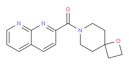 (1,8-naphthyridin-2-yl)(1-oxa-7-azaspiro[3.5]nonan-7-yl)methanone