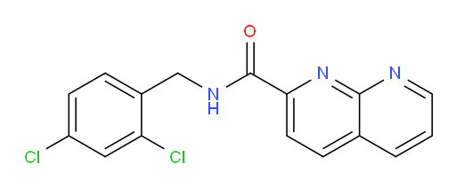 N-(2,4-dichlorobenzyl)-1,8-naphthyridine-2-carboxamide