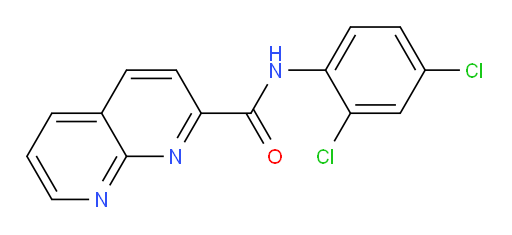 N-(2,4-dichlorophenyl)-1,8-naphthyridine-2-carboxamide
