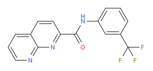 N-(3-(trifluoromethyl)phenyl)-1,8-naphthyridine-2-carboxamide