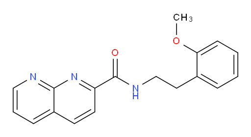 N-(2-methoxyphenethyl)-1,8-naphthyridine-2-carboxamide