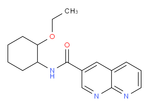 N-(2-ethoxycyclohexyl)-1,8-naphthyridine-3-carboxamide