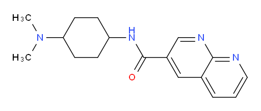N-(4-(dimethylamino)cyclohexyl)-1,8-naphthyridine-3-carboxamide