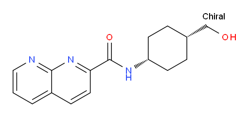 N-((1s,4s)-4-(hydroxymethyl)cyclohexyl)-1,8-naphthyridine-2-carboxamide