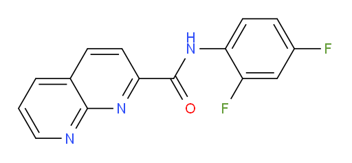 N-(2,4-difluorophenyl)-1,8-naphthyridine-2-carboxamide