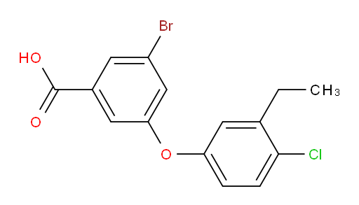 3-bromo-5-(4-chloro-3-ethylphenoxy)benzoic acid