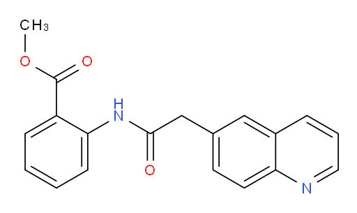 methyl 2-(2-(quinolin-6-yl)acetamido)benzoate